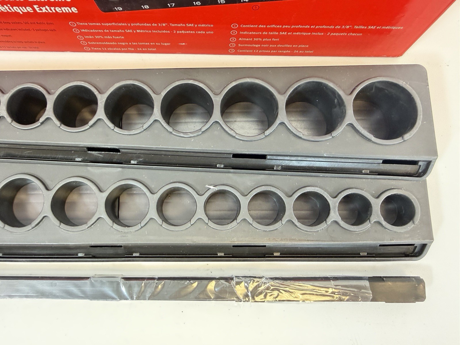 NEW Snap on 38MSKTH Magnetic Socket Holder Black NEW