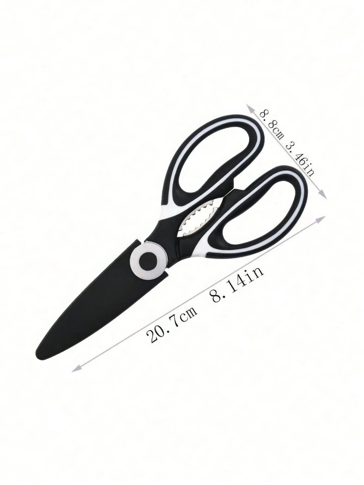 Heavy Duty Kitchen Scissors for Meat Poultry, Fish & Vegetable Cutting