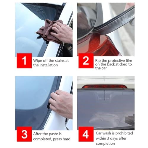 /13Ft Automotive Weather Stripping Rear Windshield Seal Trim 4M Y-Type