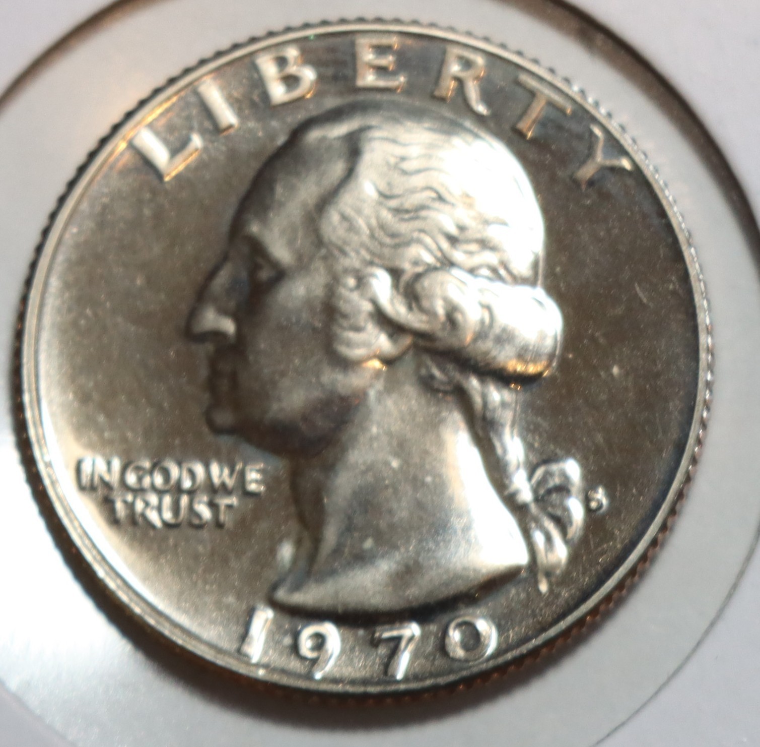 1970-S PROOF WASHINGTON QUARTER
