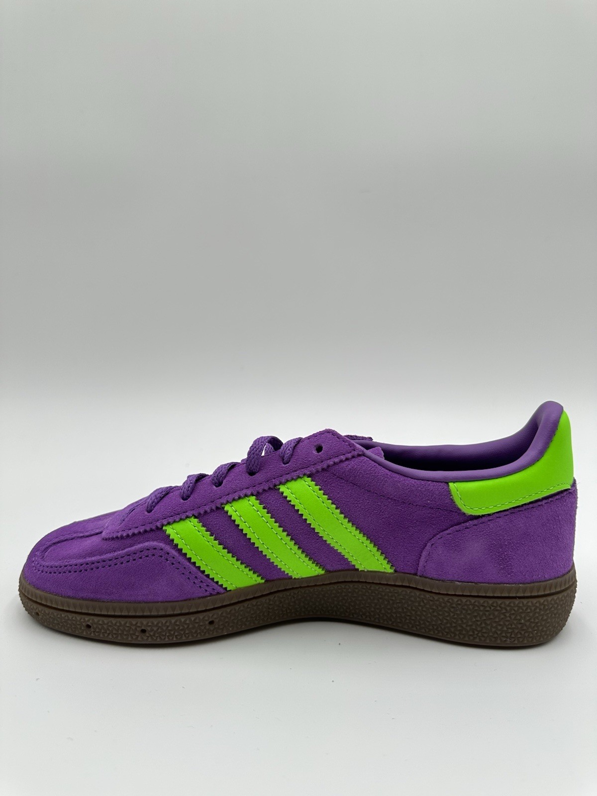 Adidas Women's Handball Spezial Sizes 5-7 Active Purple Solar Green |JS0251|