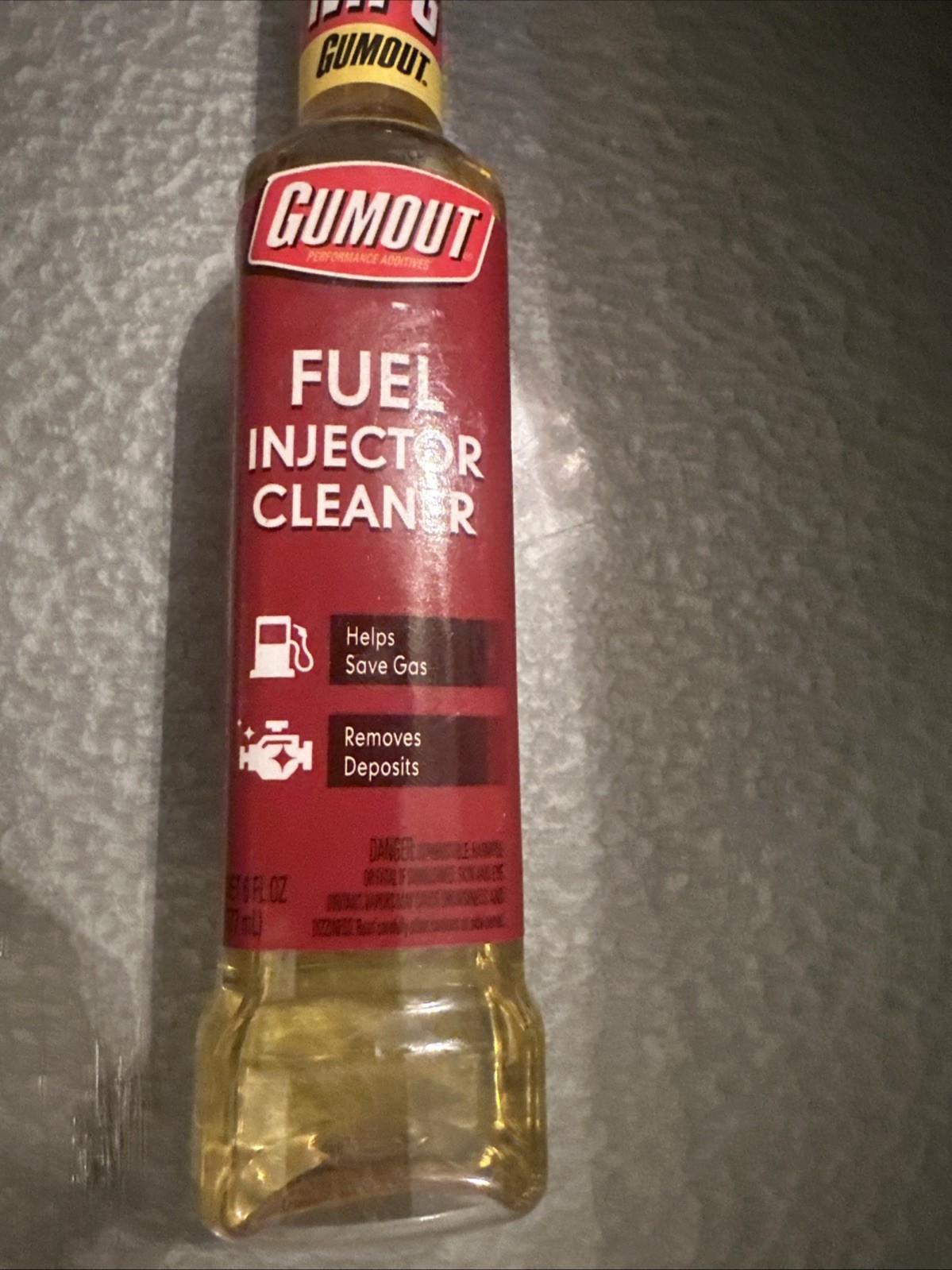 Brand New!! GUMOUT  Fuel Injector Cleaner, 6 oz. - saves gas & removes deposits