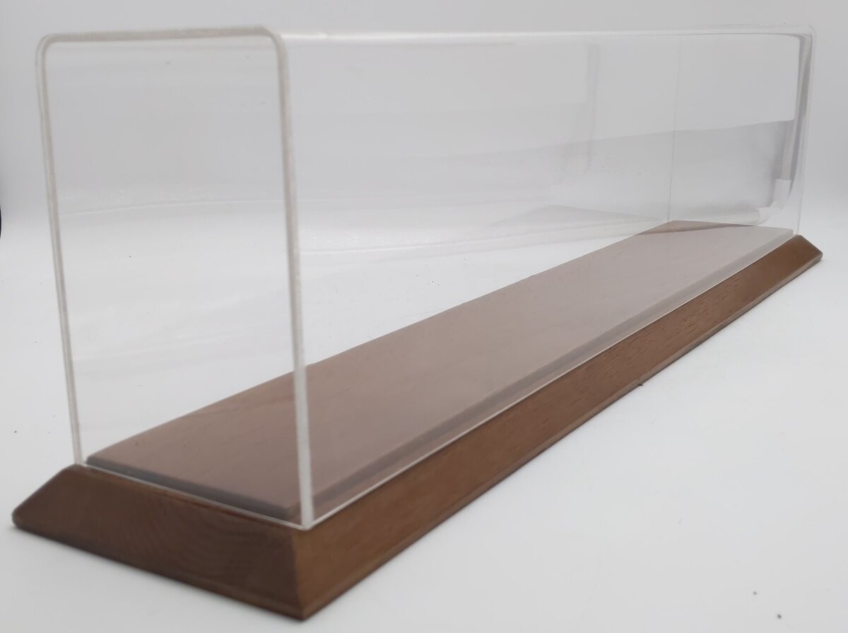 25 1/5" Display Case w/ Wooden Base LN/Box