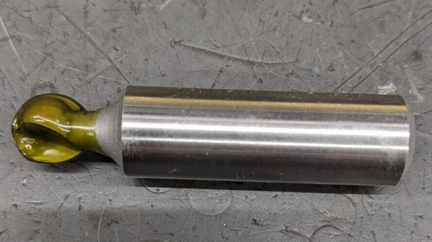 Byrom BIC Carbide Tipped Round Nose Router Bit 3/16" Rad 3/8" CD 1/2" Shank USA
