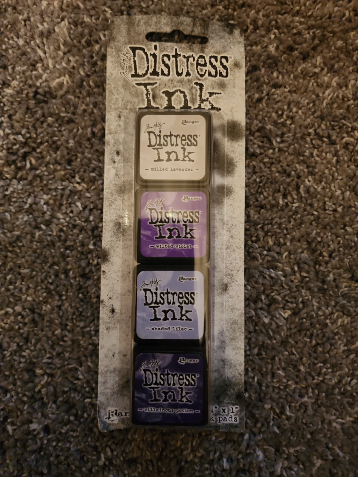 Tim Holtz Ranger Distress Ink Kit, Purple Ink Set
