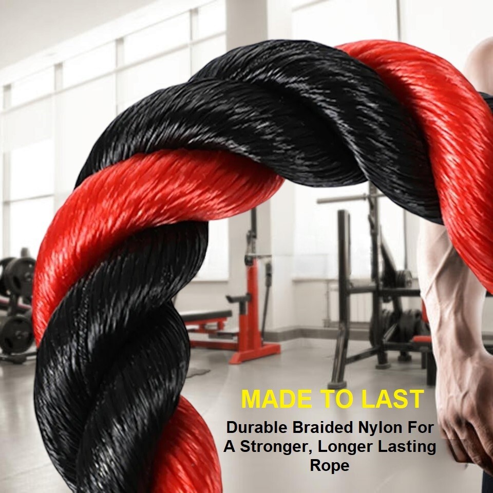 Tricep Rope Single Press Push Down Fitness Gym Cable Machine Attachment Exercise