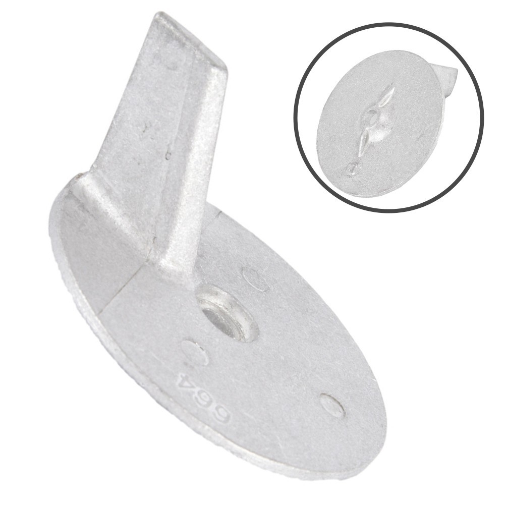Marine Aluminum Trim Tab Anode for Outboard Motors 10 50HP Model 6644537101