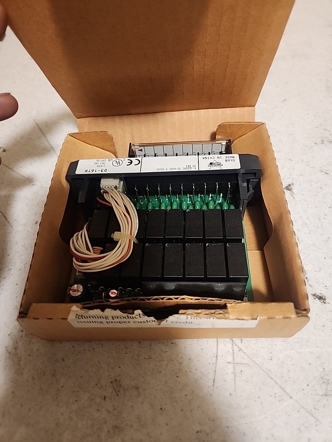 AUTOMATION DIRECT PLC DIRECT D3-16TR Relay Output Module 16 Point