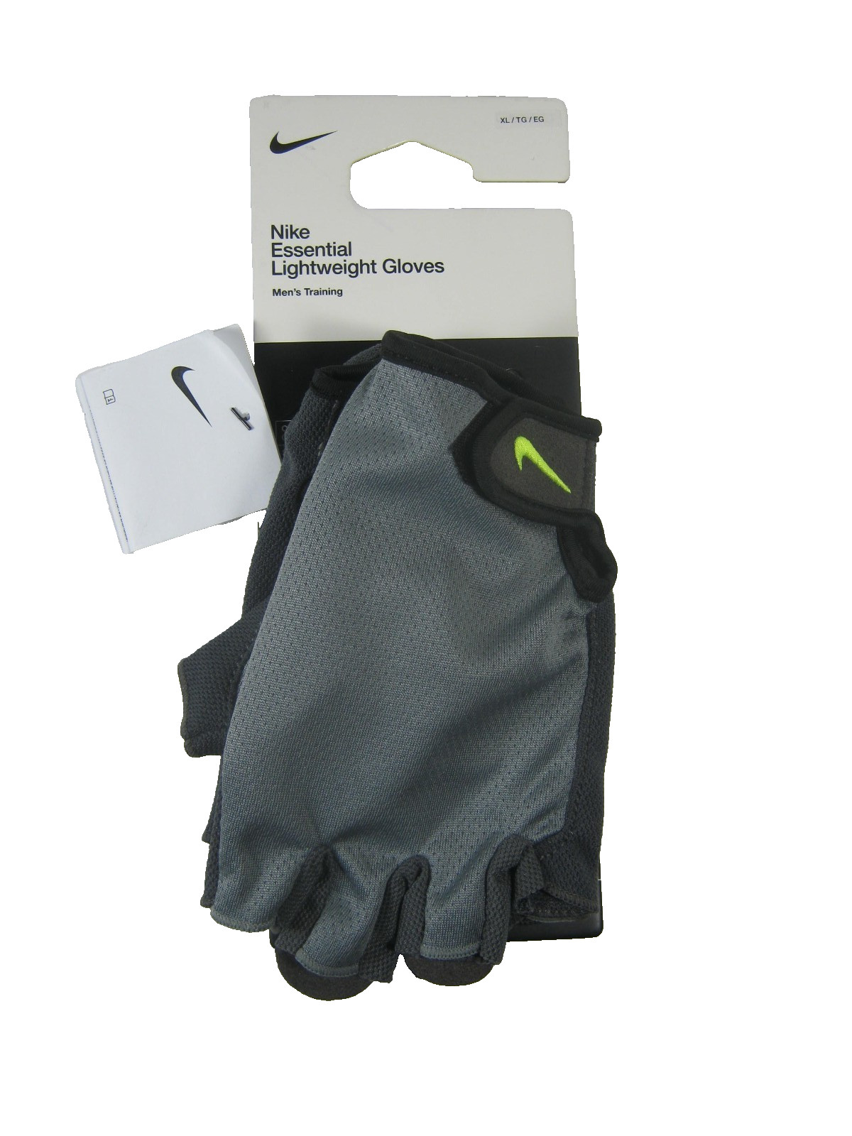 Nike Men's Essential Lightweight Training Fitness Gloves XL Gray NWT