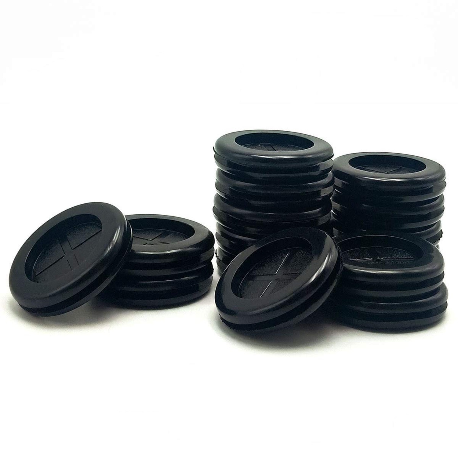 1-1/4 in Rubber Grommets for Wiring,1 in ID, Double-Sided Rubber Plugs for Ho...