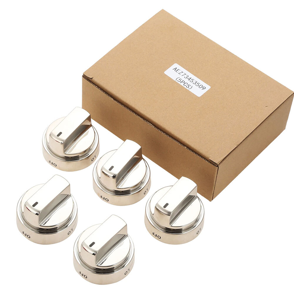 (5 Pack) OEM for LG Oven Range Burner Knob AEZ73453509 AP5669773 AEZ73453508 NEW
