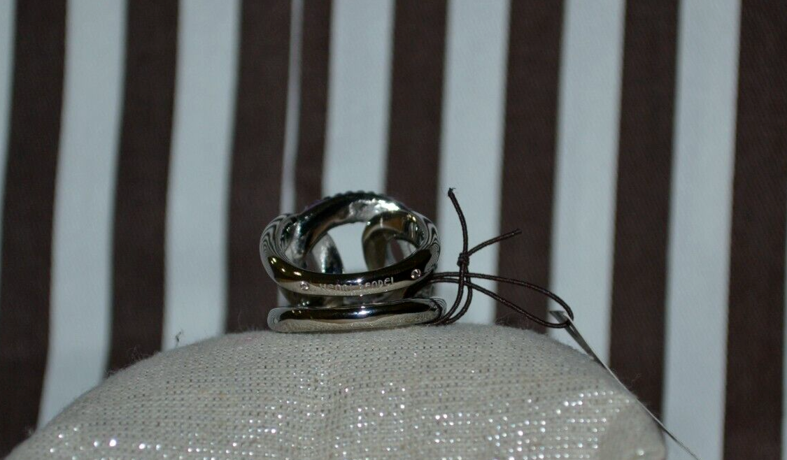 Henri Bendel Pave Link Ring - You Pick Size
