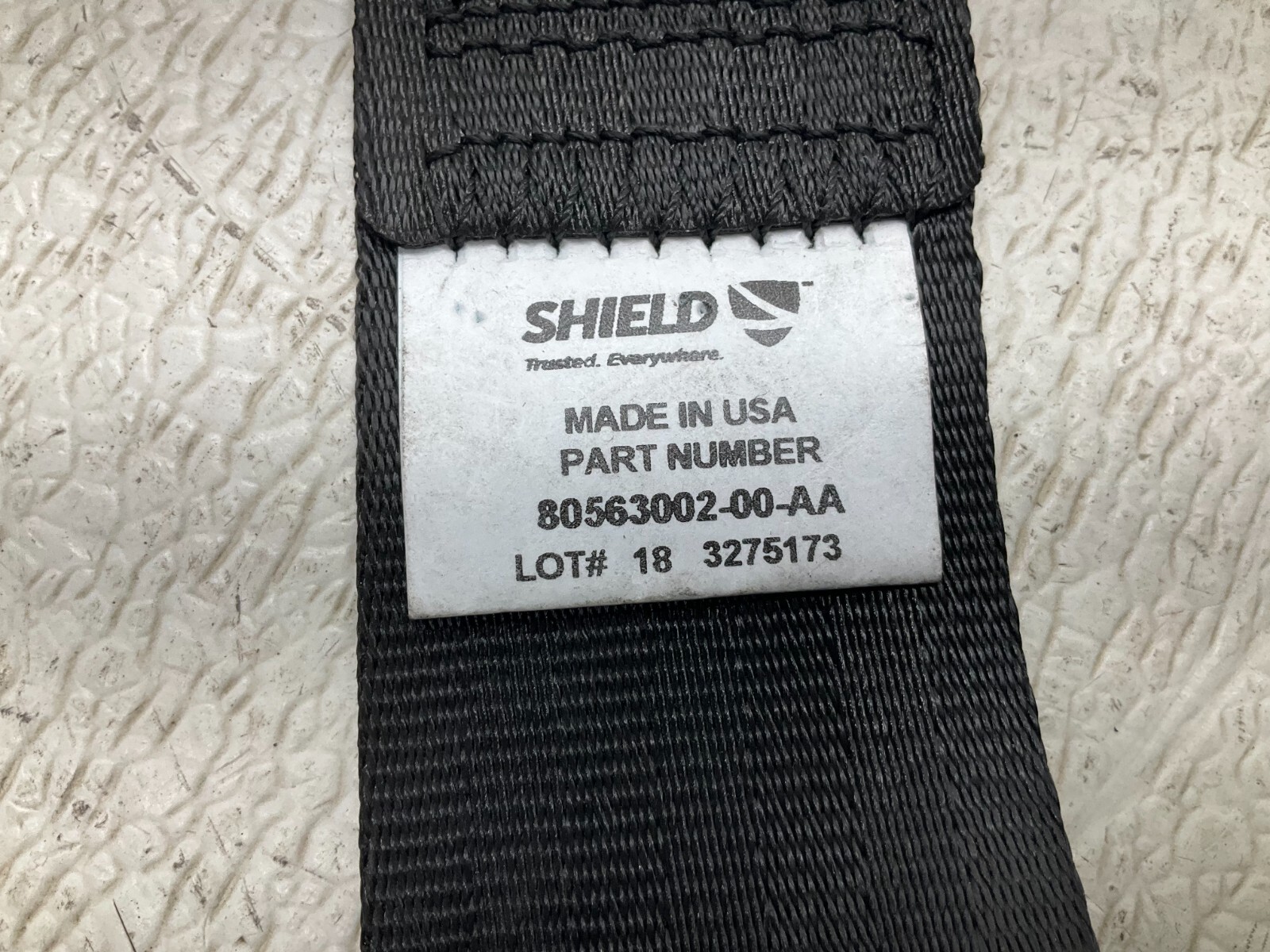 Shield 80563002-00-AA Seat Belt Unit 80563002 New (TSC)