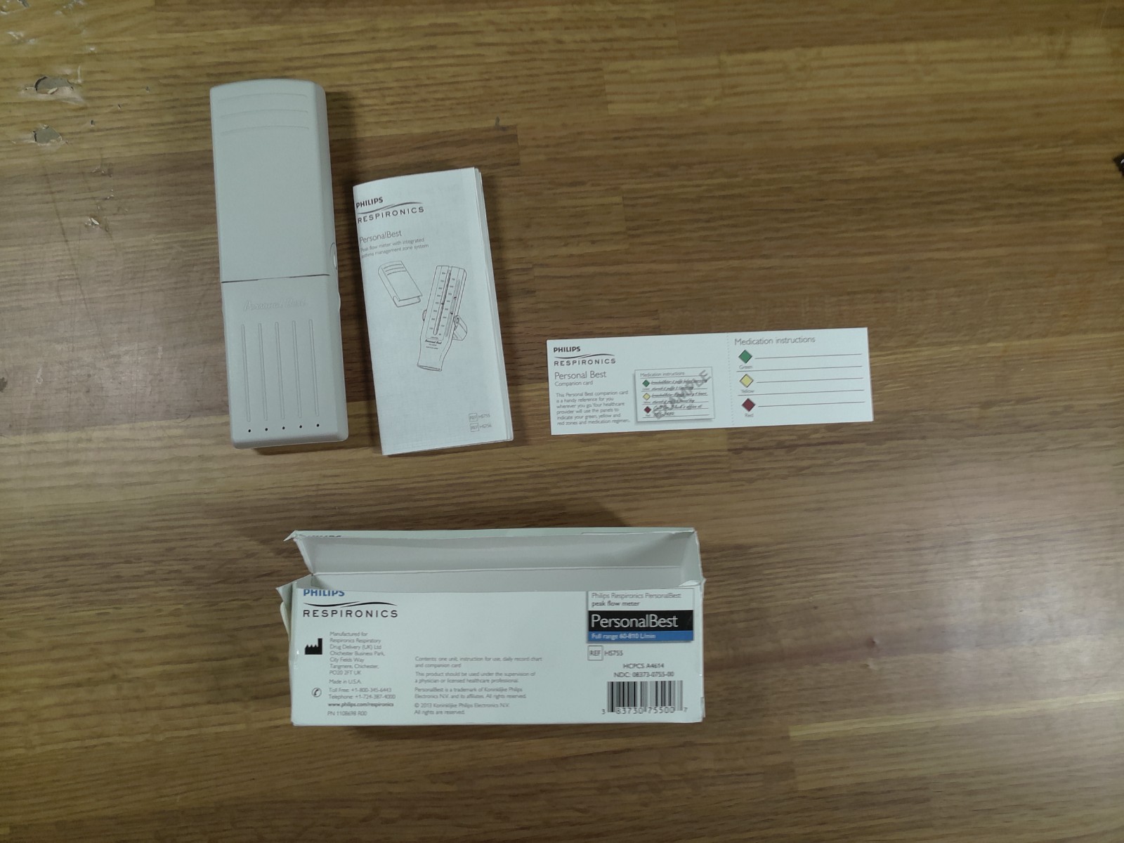 PHILIPS Respironics Personal Best Peak Flow Meter Full Range 60-810 L/min