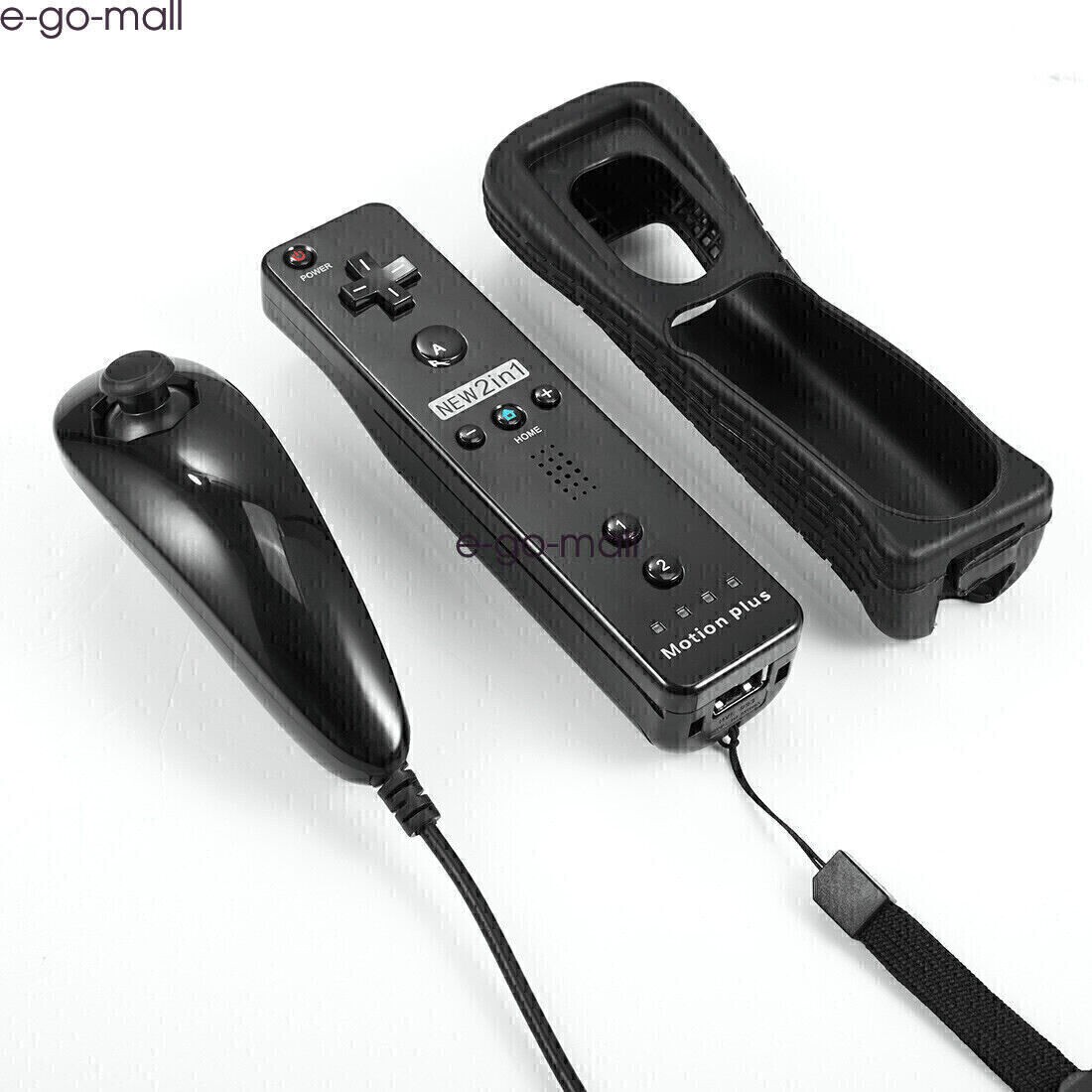 Built-in Motion Plus Wii Remote & Nunchuck Controller for Wii Wii U Console