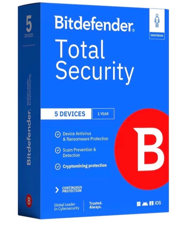 Total Security 2026 – Complete Antivirus and Internet Security Suite – 5 Device