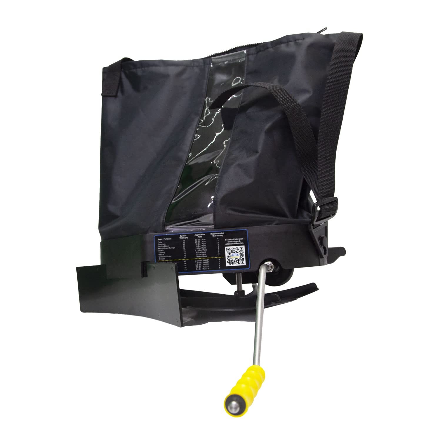 Spyker 25lb Bag Spreader with Material Viewing Window & Easy Calibration Syst...