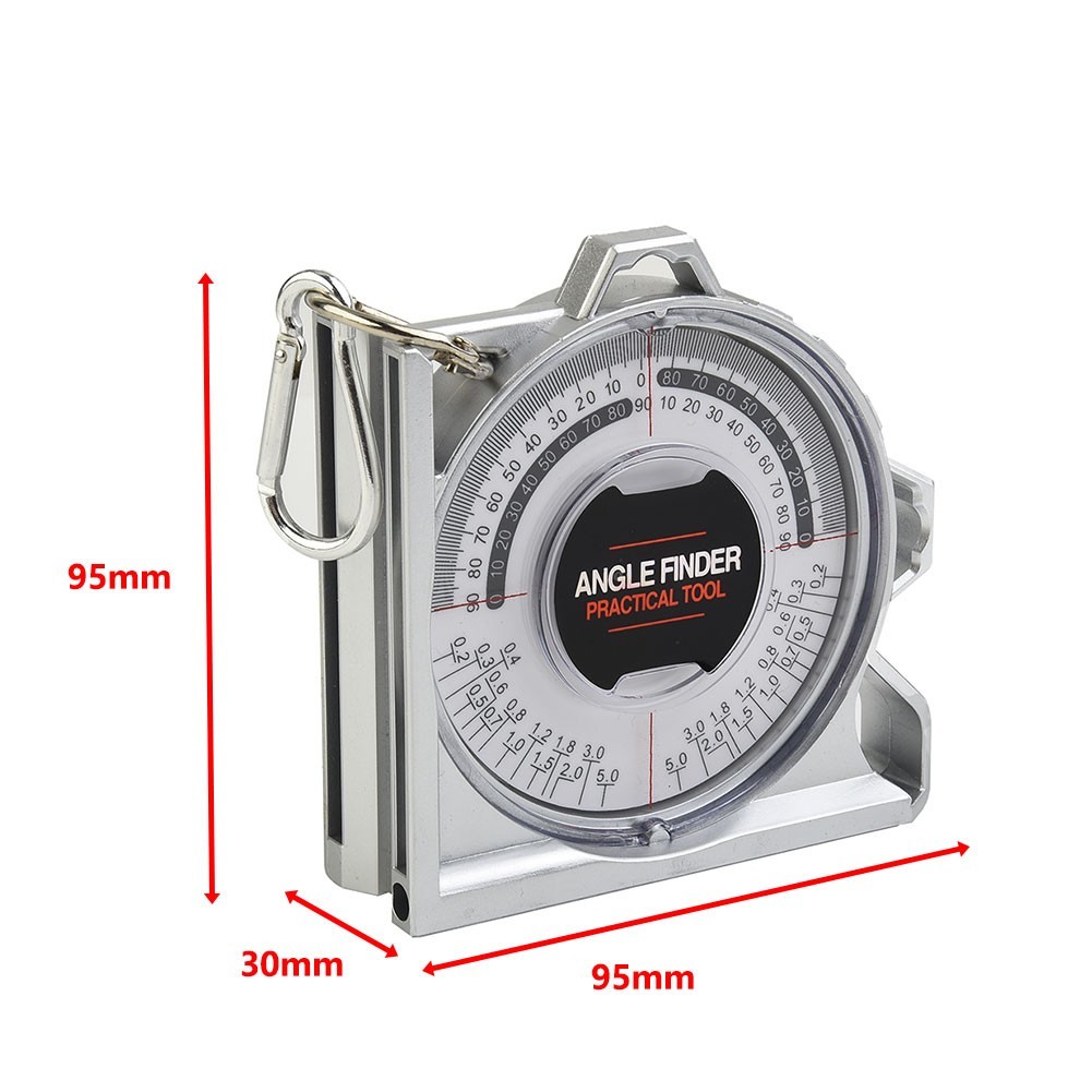 Magnetic Angle Locator Slope Protractor Level Meter Portable Measuring Tool