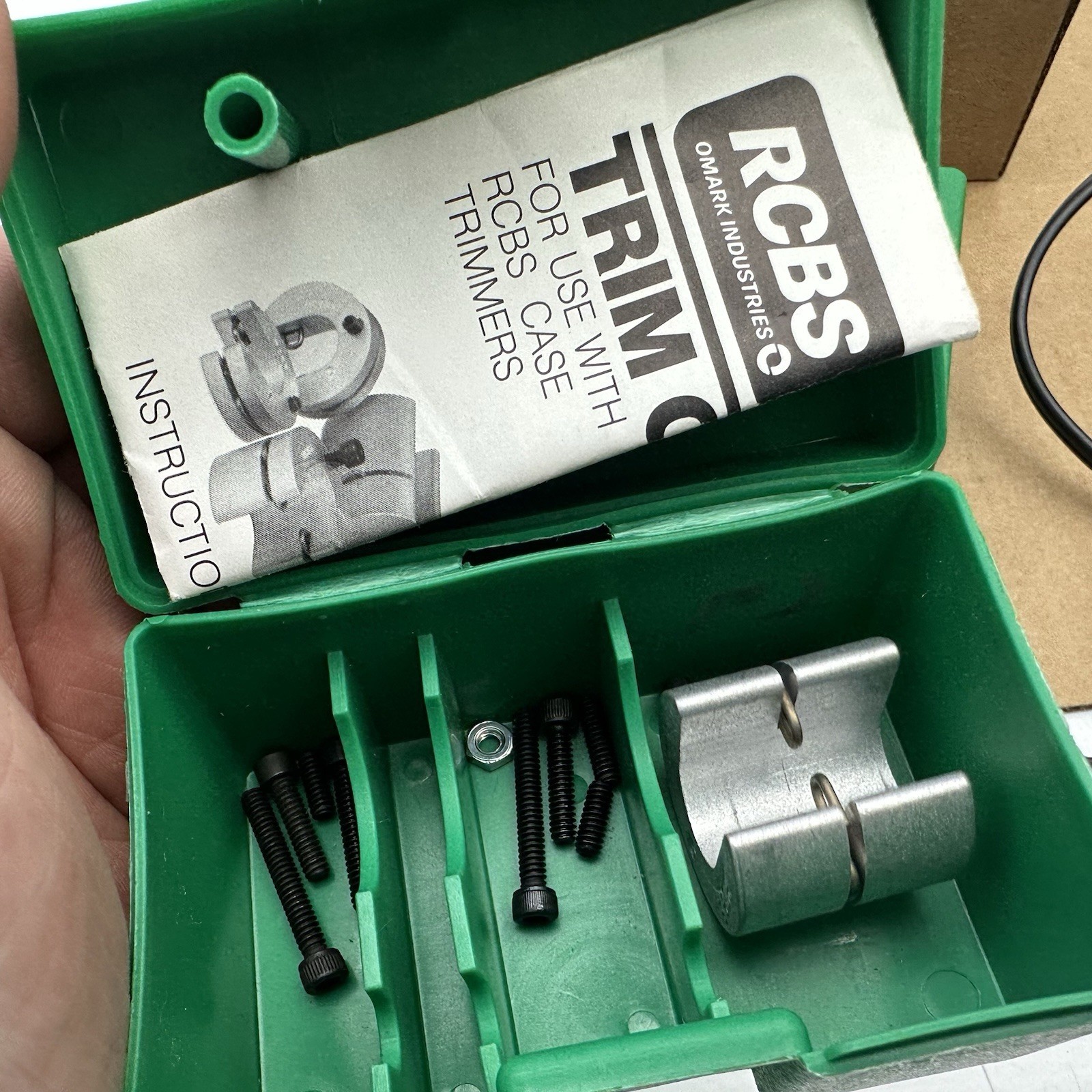 RCBS TRIM GAUGES SET OF 5 With Cases FOR RCBS CASE TRIMMER #1 #2 #3 #4 #6 USA