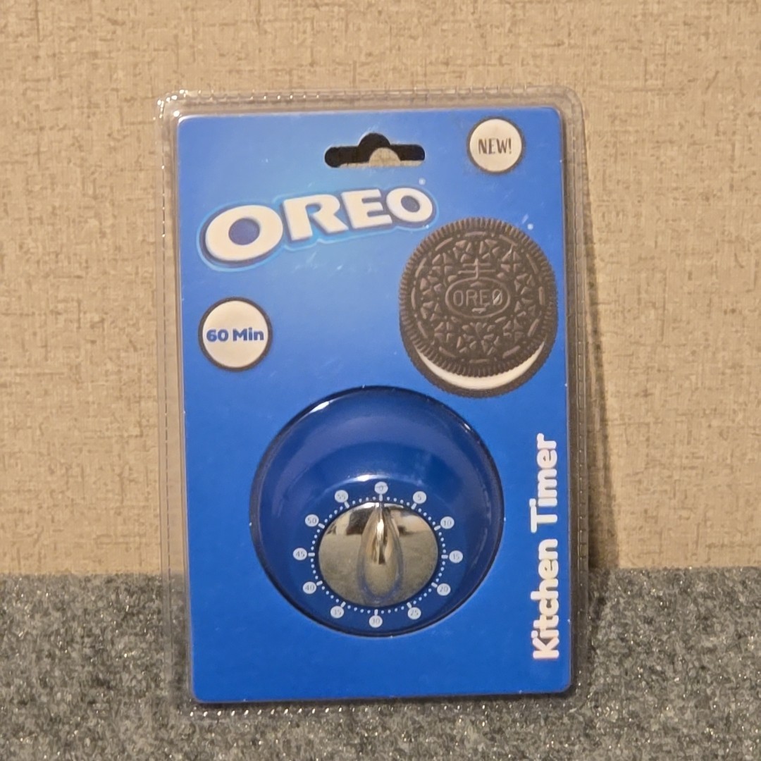 60 Minute  Kitchen Timer Oreo Cookie Blue New Factory Sealed Model OR6148