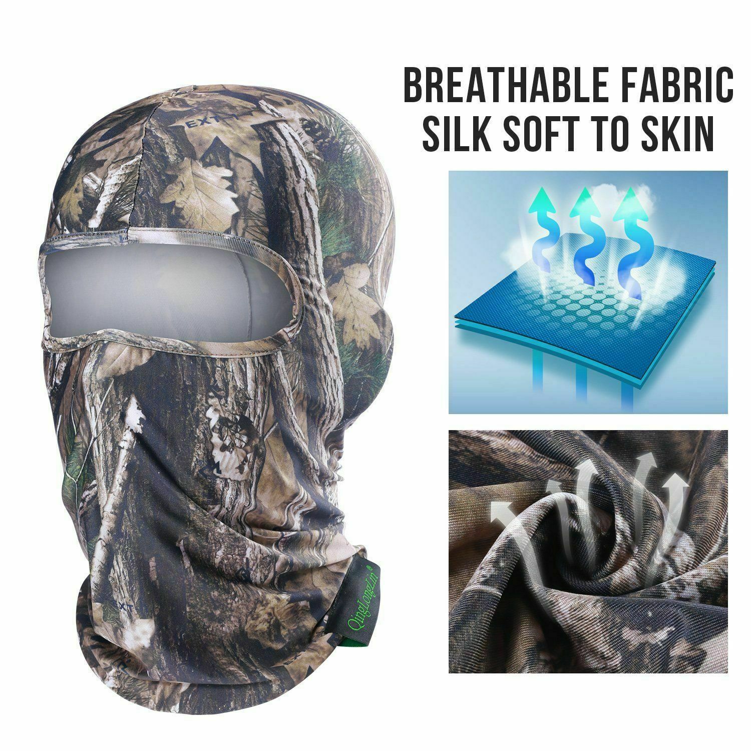 Balaclava Full Face Mask UV Protection Ski Sun Hood Tactical Masks for Men Women