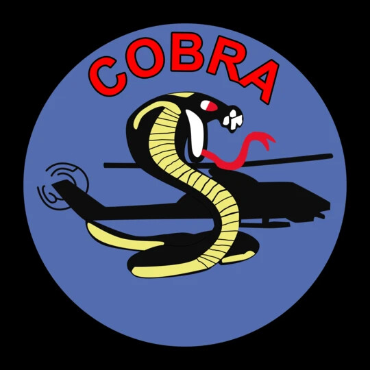 4" ARMY AH-1 COBRA BELL HELICOPTER MILITARY ROUND VINYL DIE CUT STICKER DECAL