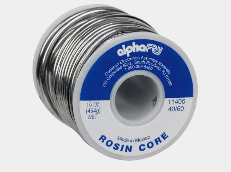 Alpha Fry ROSIN CORE Repair Solder Tin/Lead 0.09" Diameter 16 oz. 11406