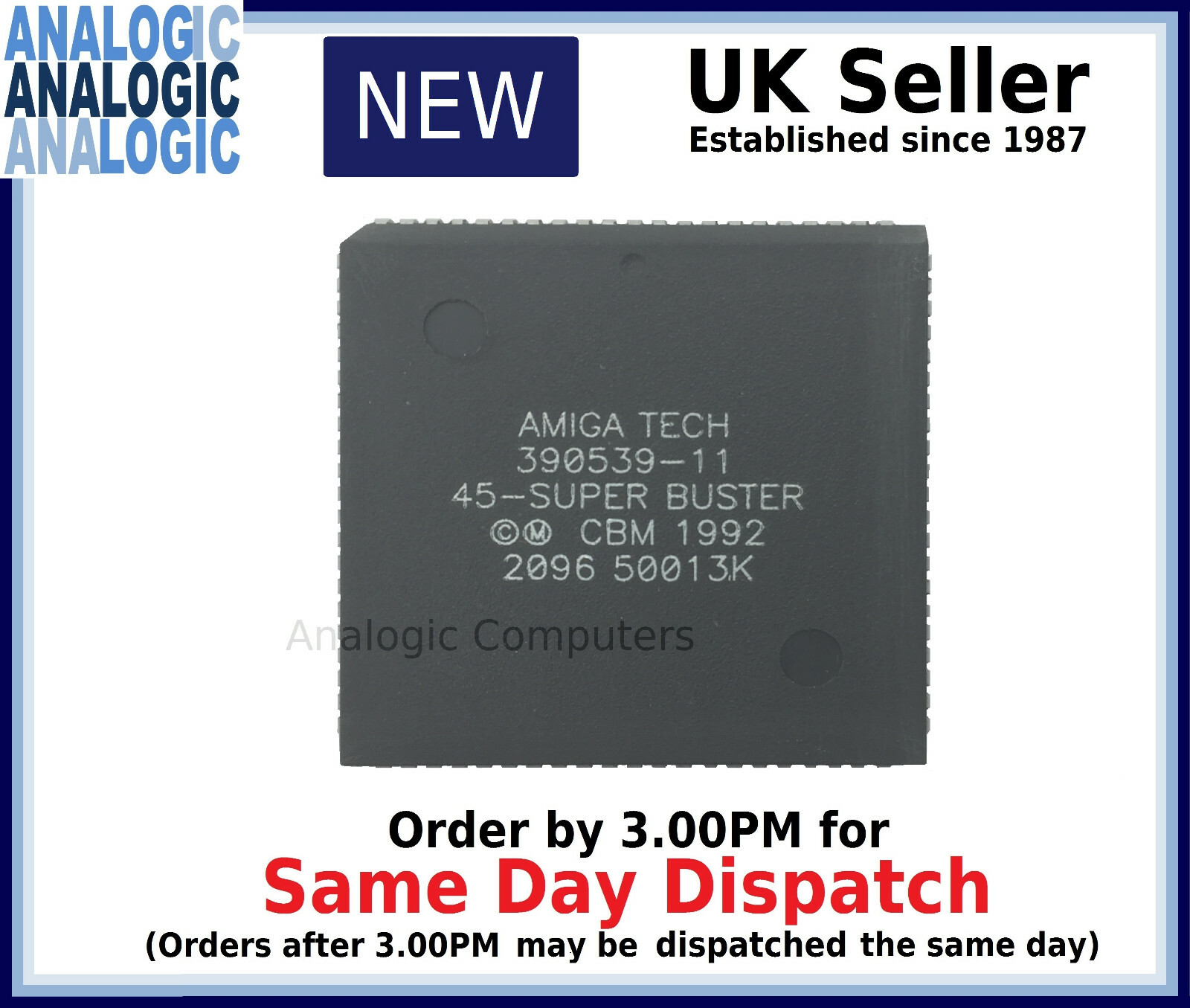 New Amiga 390539-11 Super Buster Chip for A3000, A3000T, A4000 & A4000T