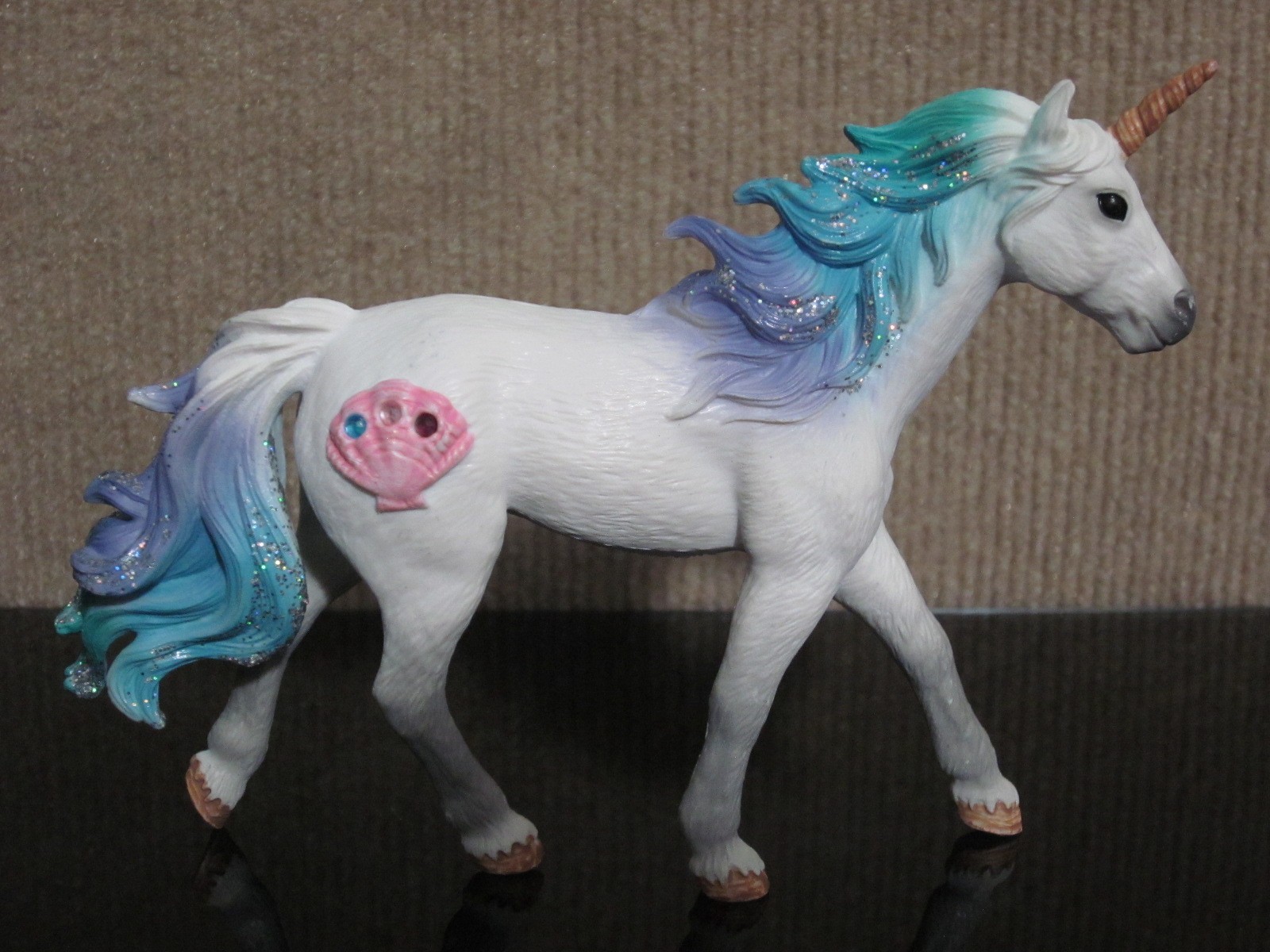 Schleich Bayala Sea Unicorn Stallion Fantasy Figure 70571 Blue & Purple Mane