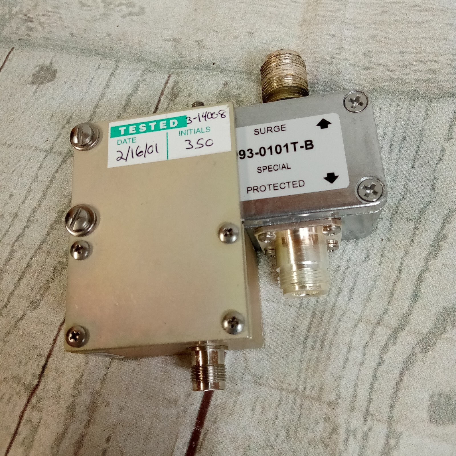 Polyphaser 093-0101T-B - Coaxial RF Surge Suppressor