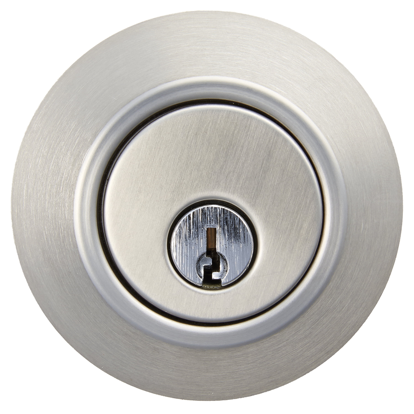 Hyper Tough Keyed Entry Single Cylinder Deadbolt, Stainless Steel Finish