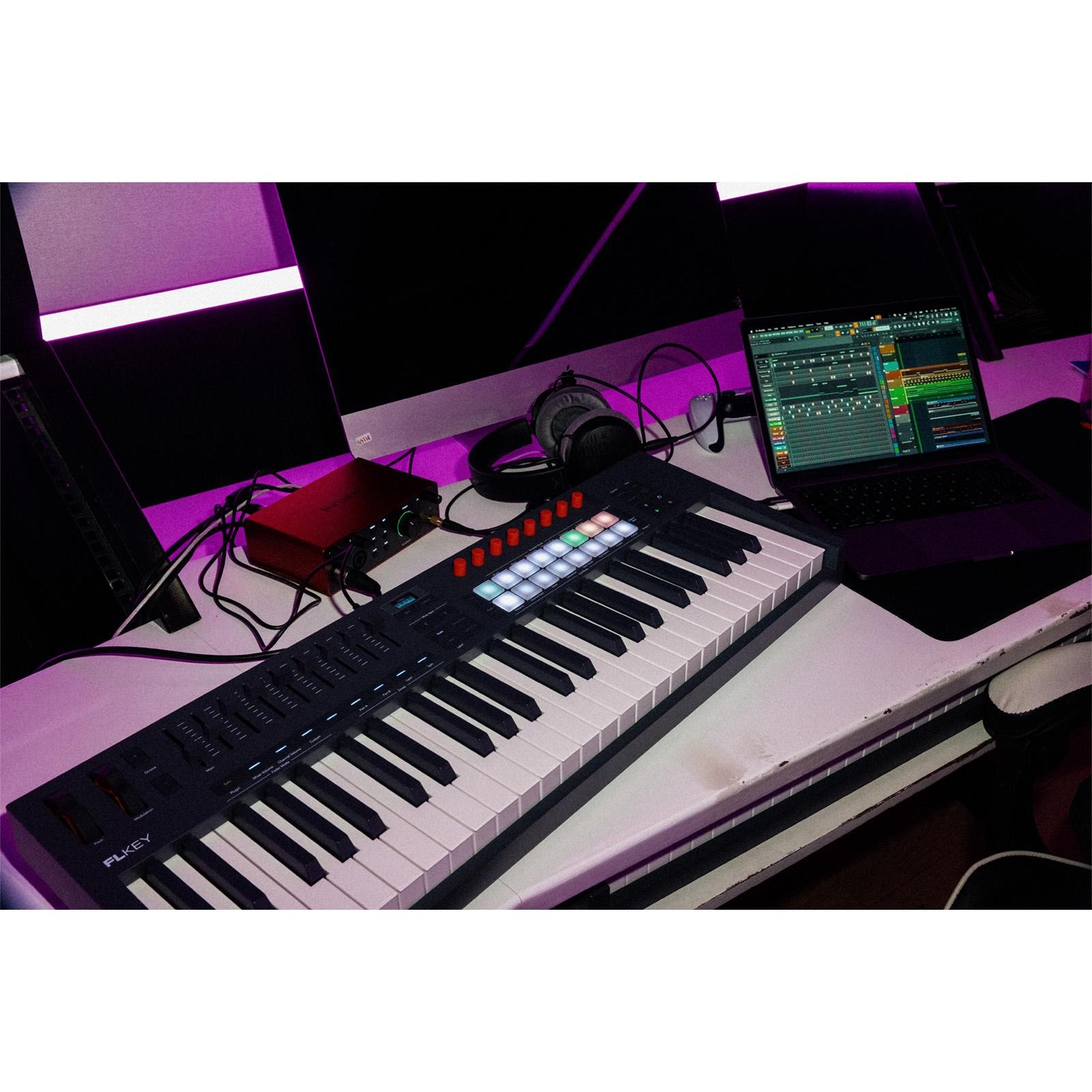 Novation FLkey 2 49 MIDI Keyboard Controller with Headphones Package