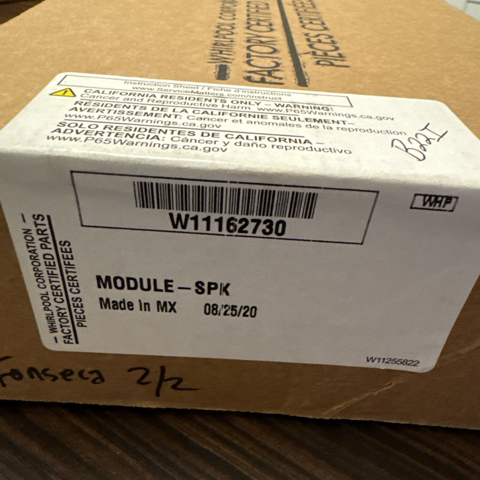 ERP W11162730 for Whirlpool Maytag Range Oven Spark Module