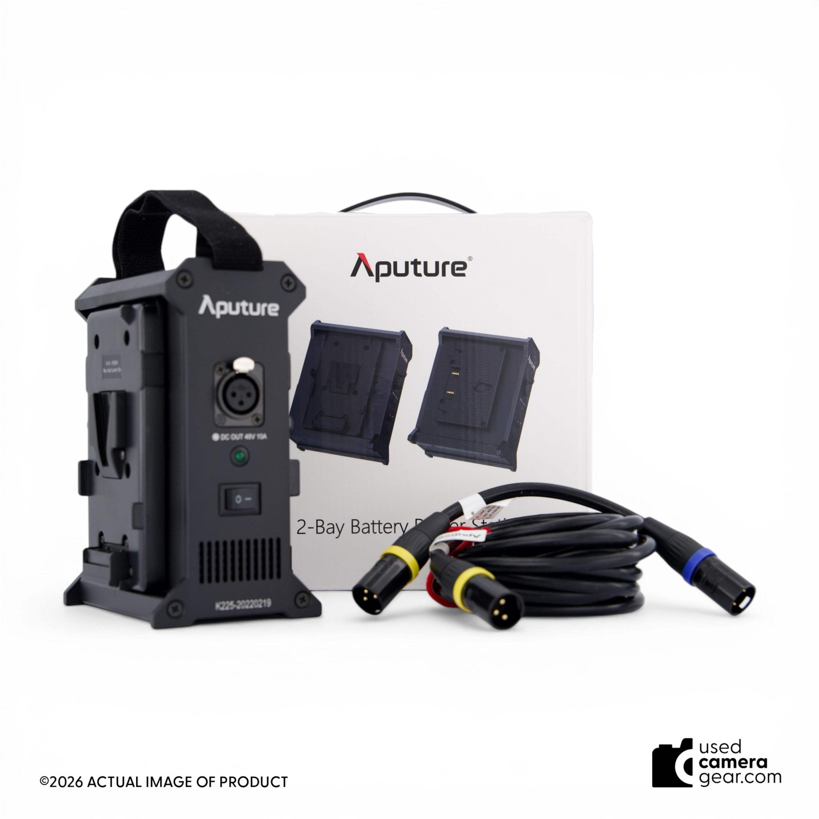 Aputure 2-Bay V-Mount Battery Power Station *OPEN BOX*