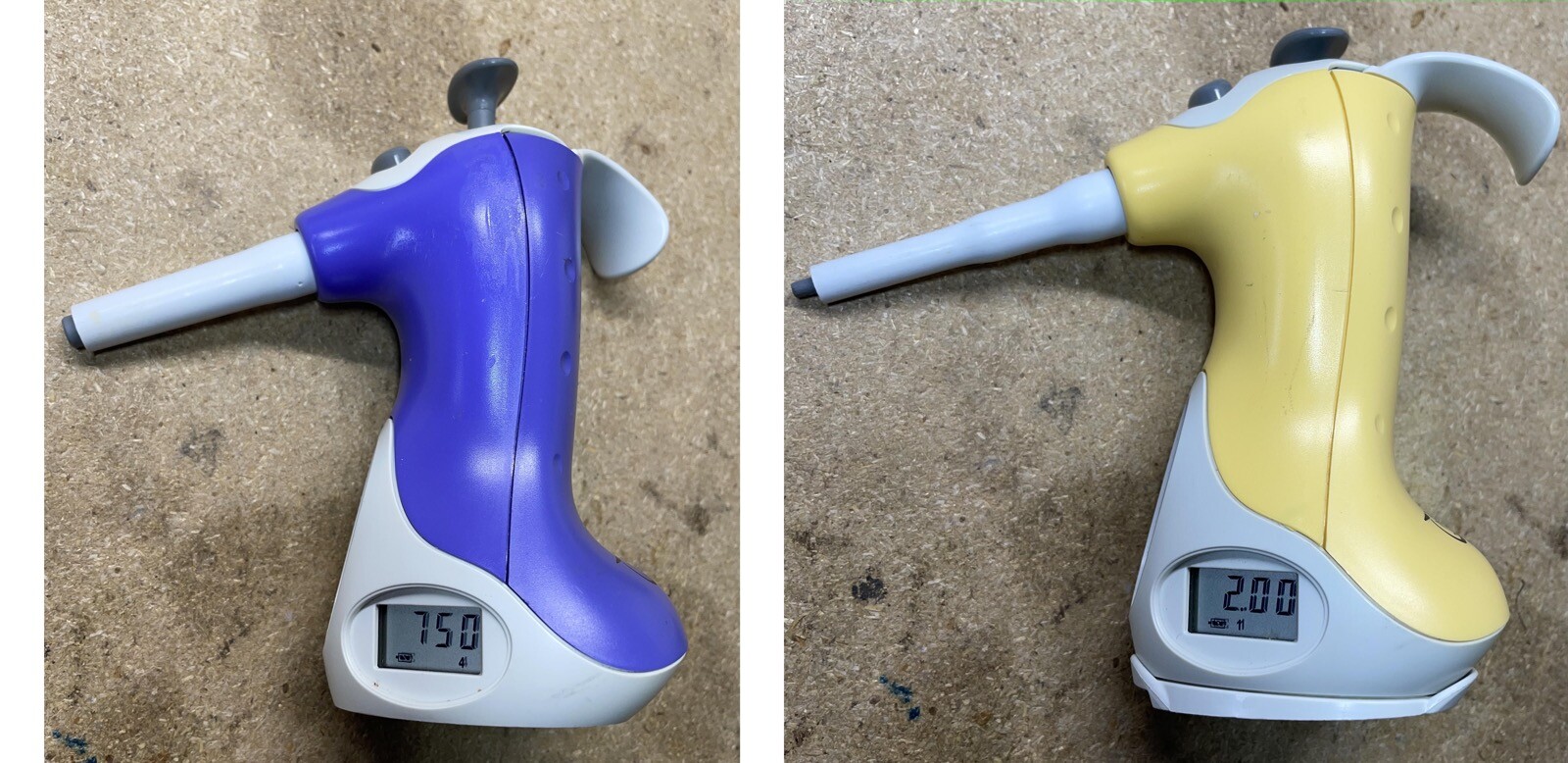 Vista Lab Ovation Pipettes, 2 - 20 µL and 100 - 100 µL
