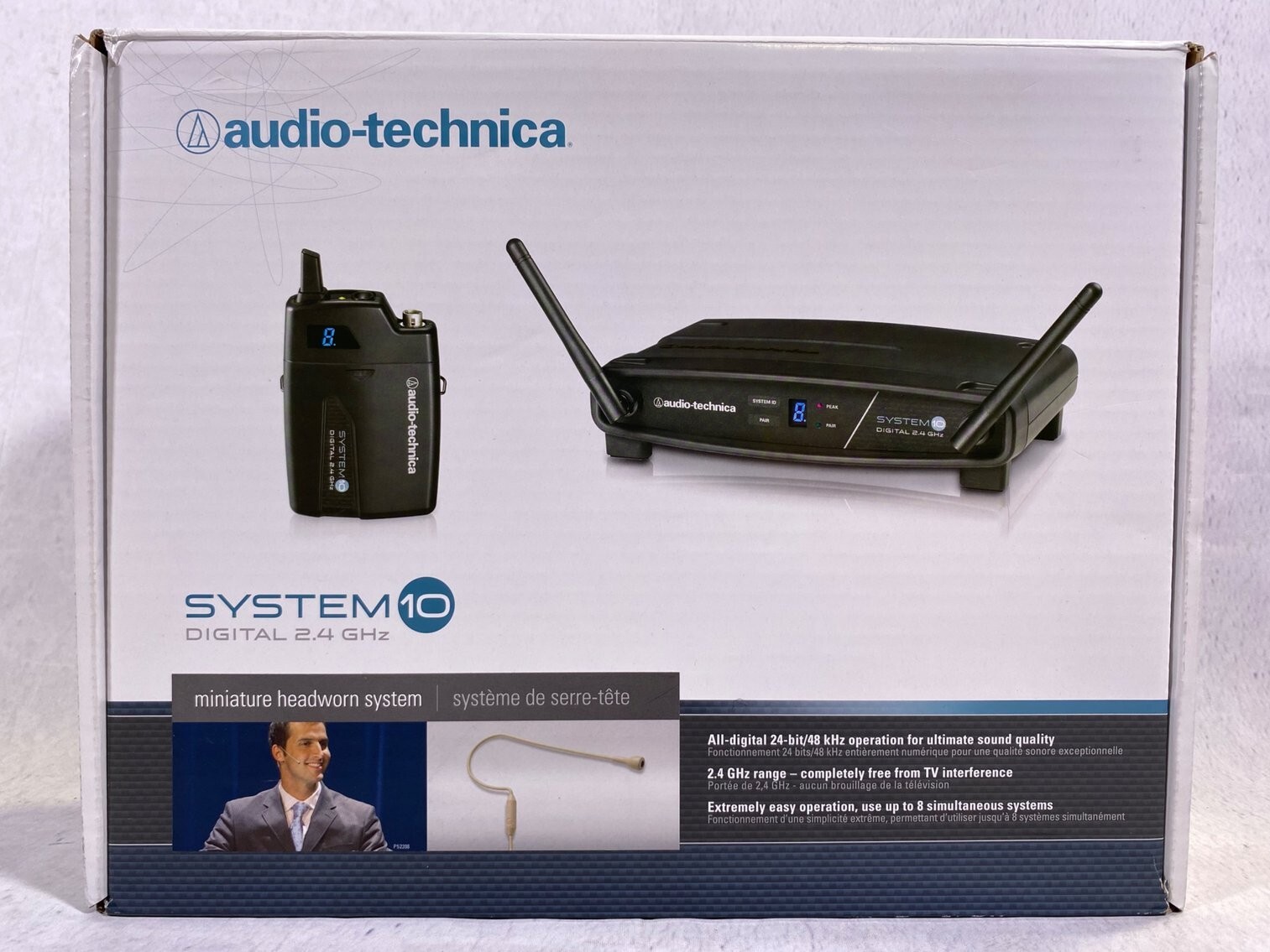 Audio-Technica System 10 ATW-1101/H92-TH Wireless Beige Microphone System
