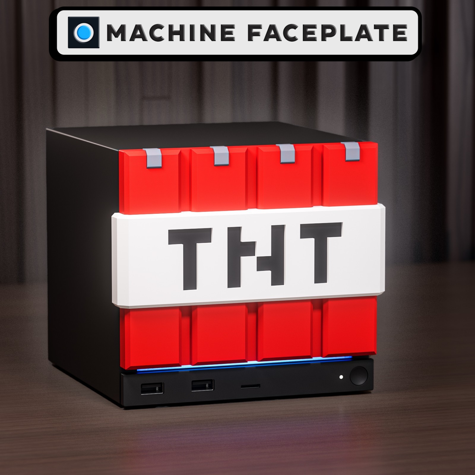 Steam Machine Faceplate | TNT inspired for Valve Console