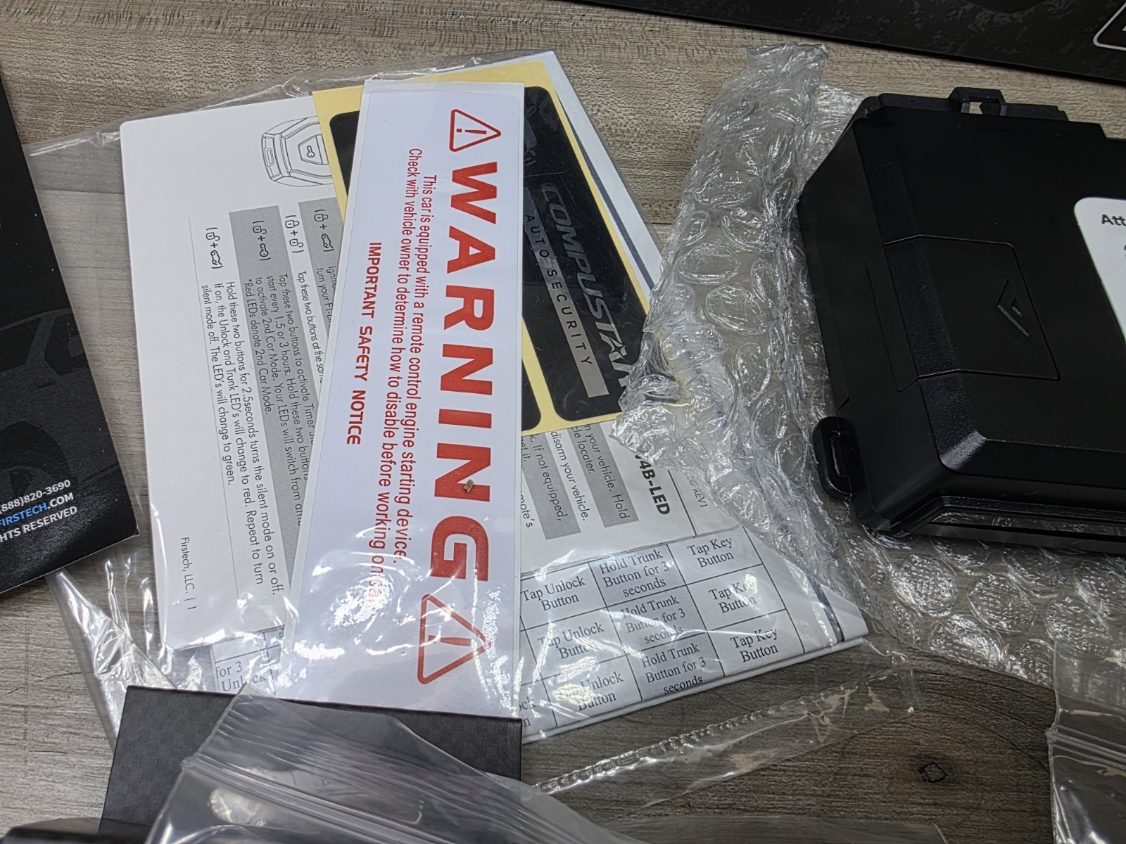 Compustar 4900s 2-way Remote Start System LT series 3000 FT