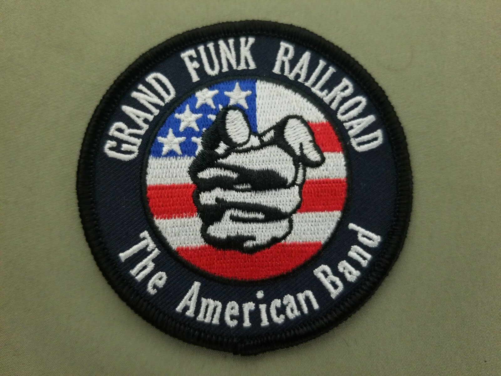 Grand Funk Railroad Music Embroidered Patch.