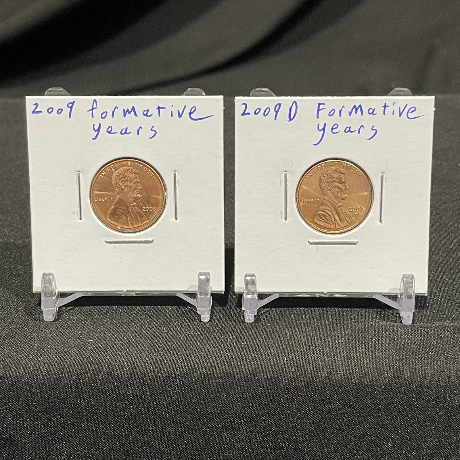 2009 P,D Lincoln Cent Formative Years BU (PLEASE READ DESCRIPTION)