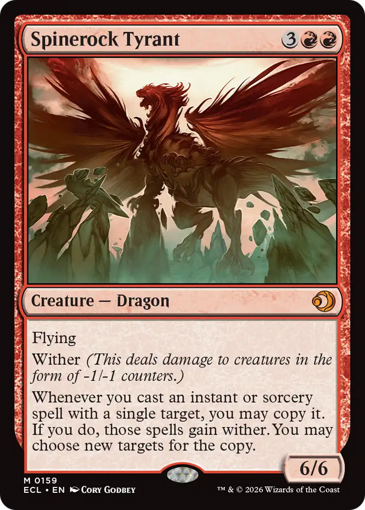 x1 Spinerock Tyrant ECL Lorwyn Eclipsed MTG 159 M/NM 1x