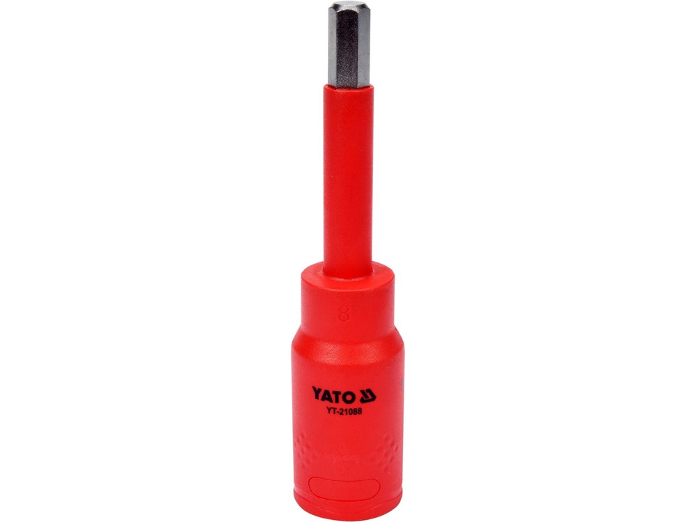 Yato socket wrench insert fully insulated hex 8x120mm 1/2 VDE 1000V YT-21088
