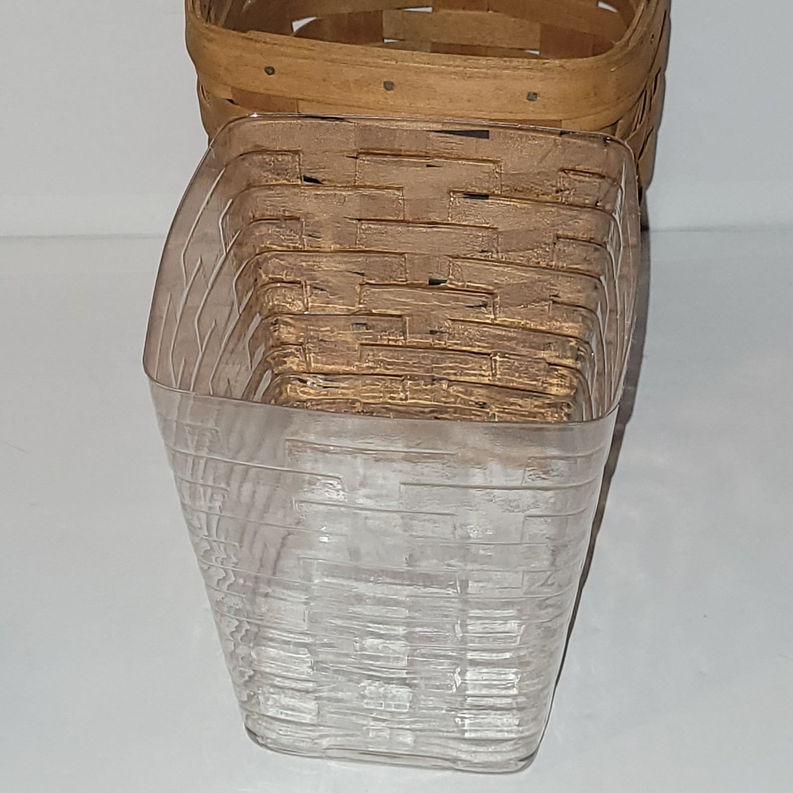 Basket Longaberger Spoon Basket Dresden Ohio Liner