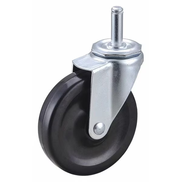 Manufacturer Varies Swivel Stem Caster,Rubber,4 in.,115 lb. 32J993 Manufacturer