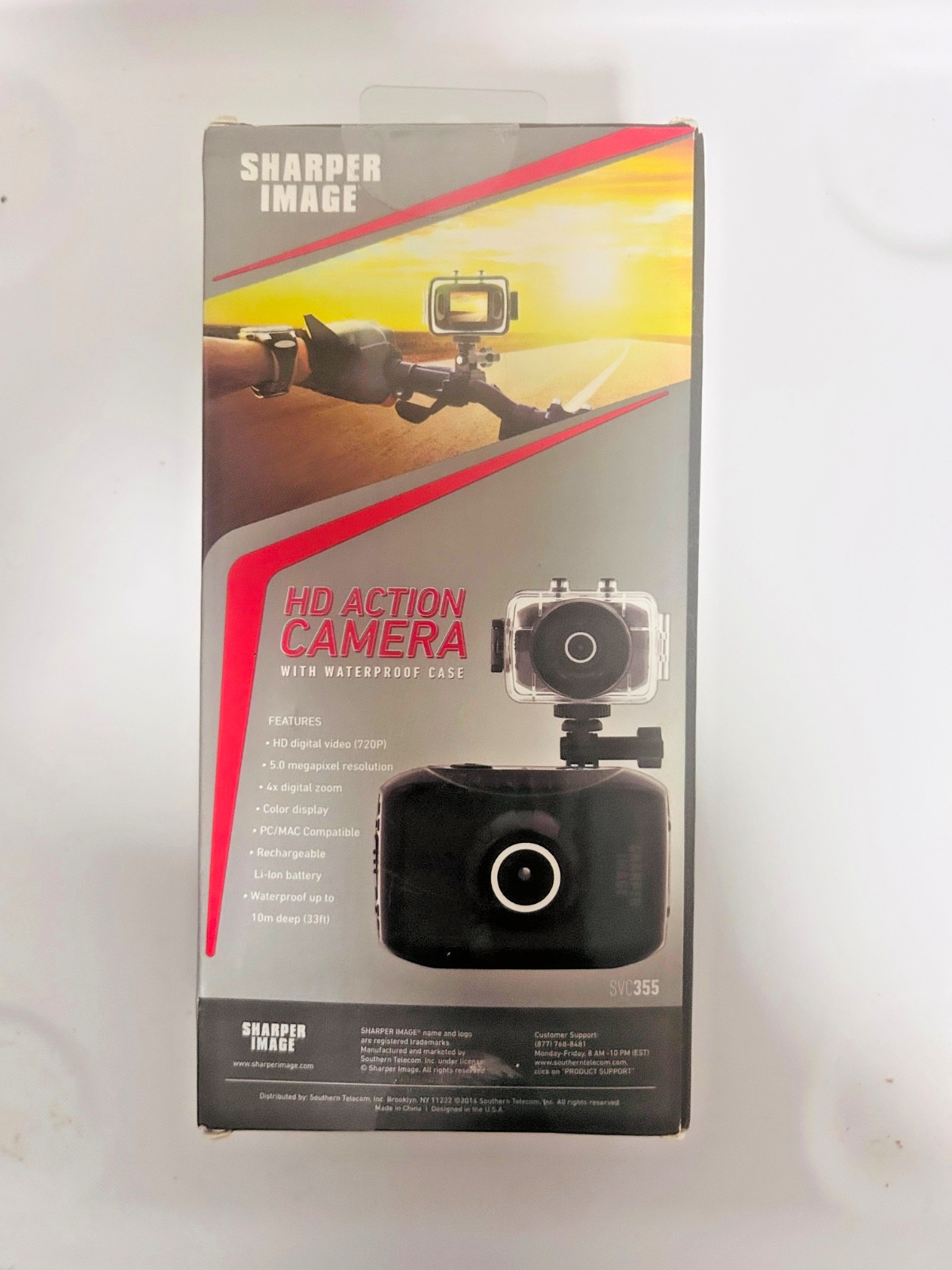 Sharper Image HD Action Camera SVC355 with Waterproof Case PC/MAC - NEW