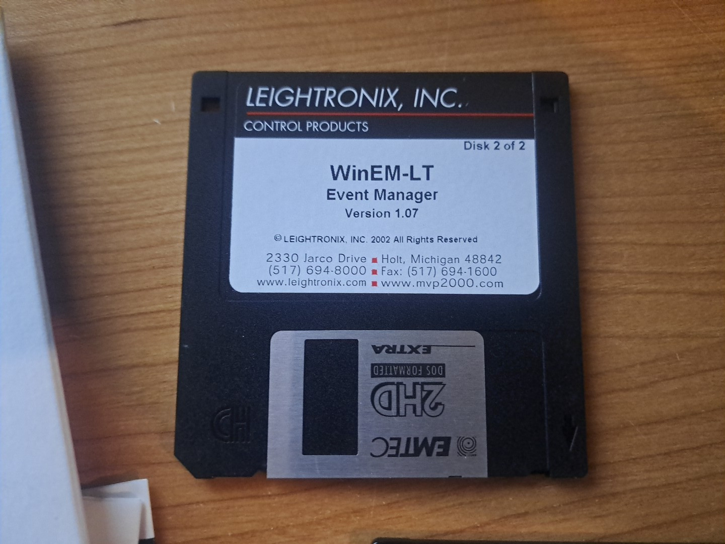 leightronix Control Products WinEM-LT MANAGER SOFTWARE