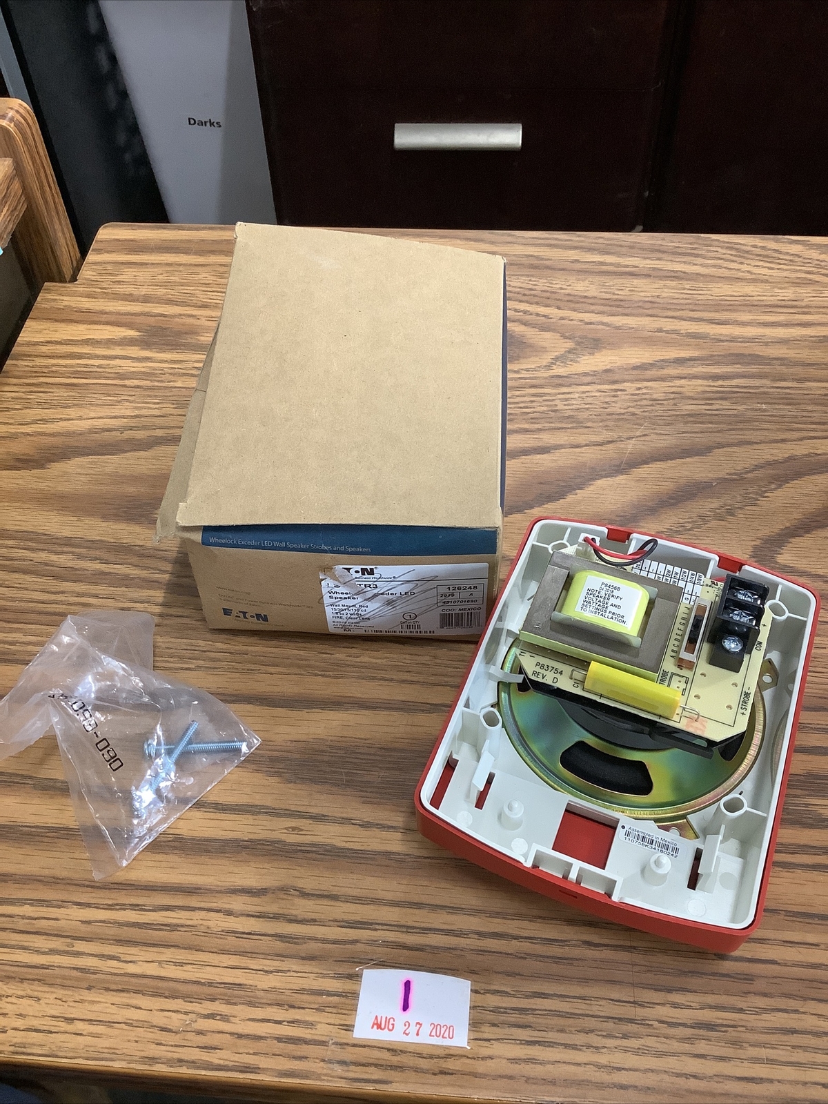 EATON LSPSTR3 Wheelock Exceder Speaker P84568 (Missing Parts)