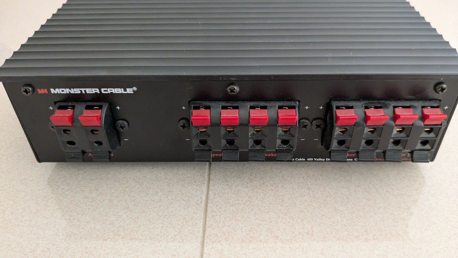 Monster Cable Speaker Selector 4way