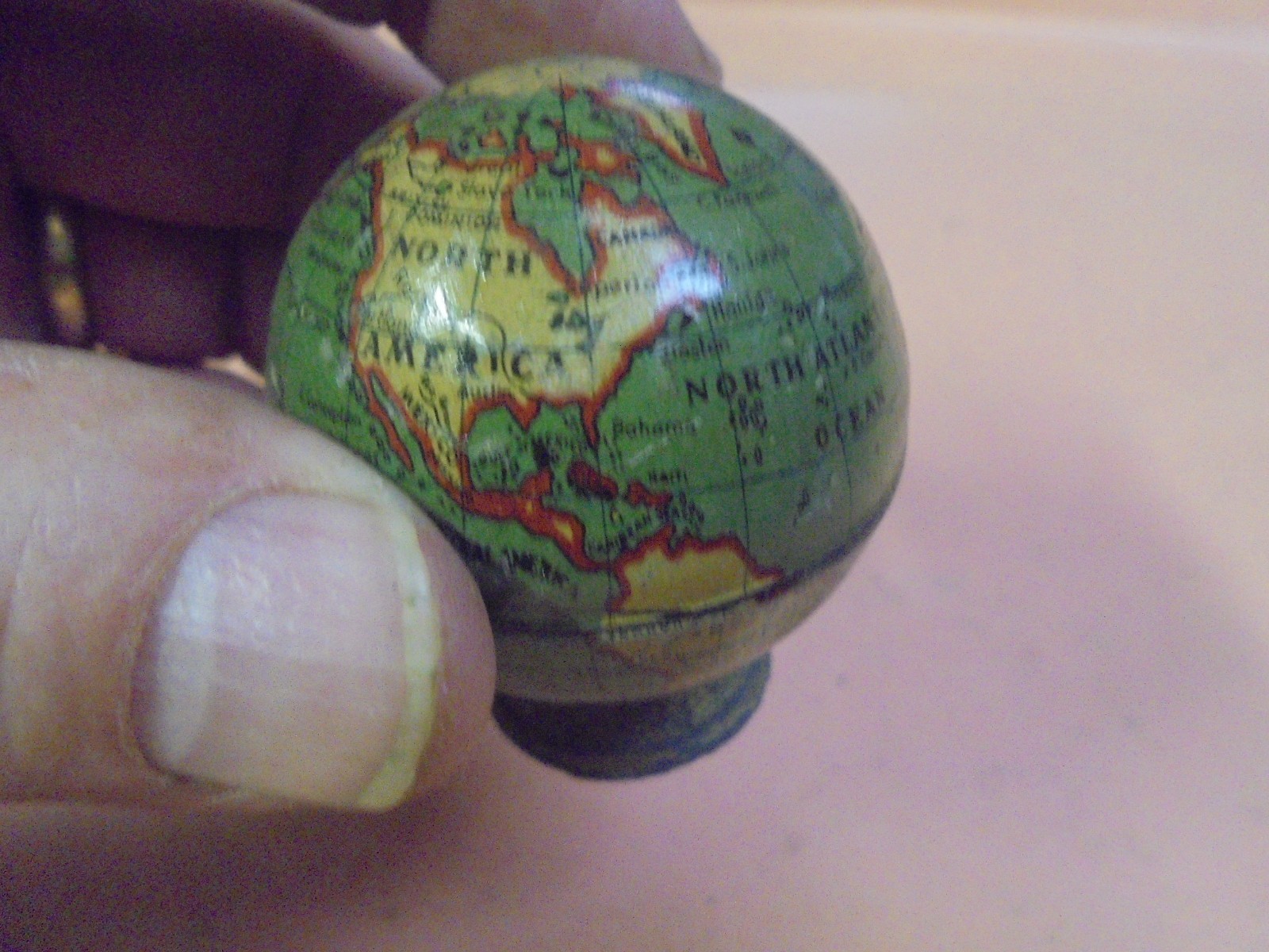 Vintage World Globe Pencil Sharpener