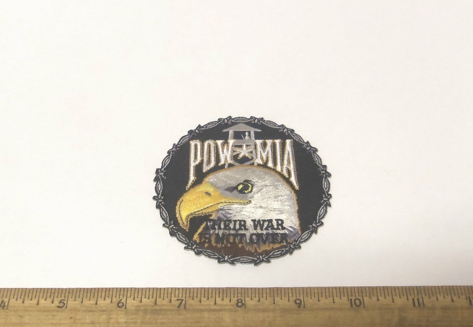 POW * MIA - Their War is Not Over Embroidered Patch